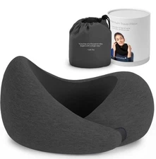DarkNight Ostrichpillow Go Travel Neck Pillow,Premium Memory Foam 360º Ergonomic