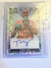 2026 Leaf Metal Ring Kings Tyson Fury Autograph 3/35 Silver Auto SP