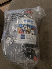Disney MICKEY MOUSE Oversized Plush Throw Blanket 5 6 Ft The Big One BRAND NEW