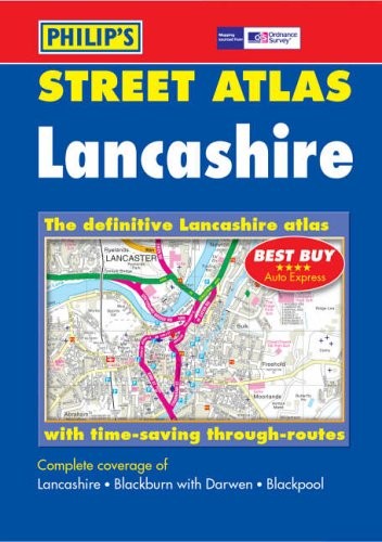 Ordnance Survey/Philip's Street Atlas Lancashire - - Spiral-bound - 0540079758- - Imagen 1 de 1