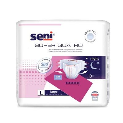 SUPER SENI Quatro Gr.3 L Inkontinenzhose 10 St