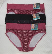 NWT set/3 VANITY FAIR Effortless HIPSTER 18277 NO VACANCY dots DARK EMBER 7/L