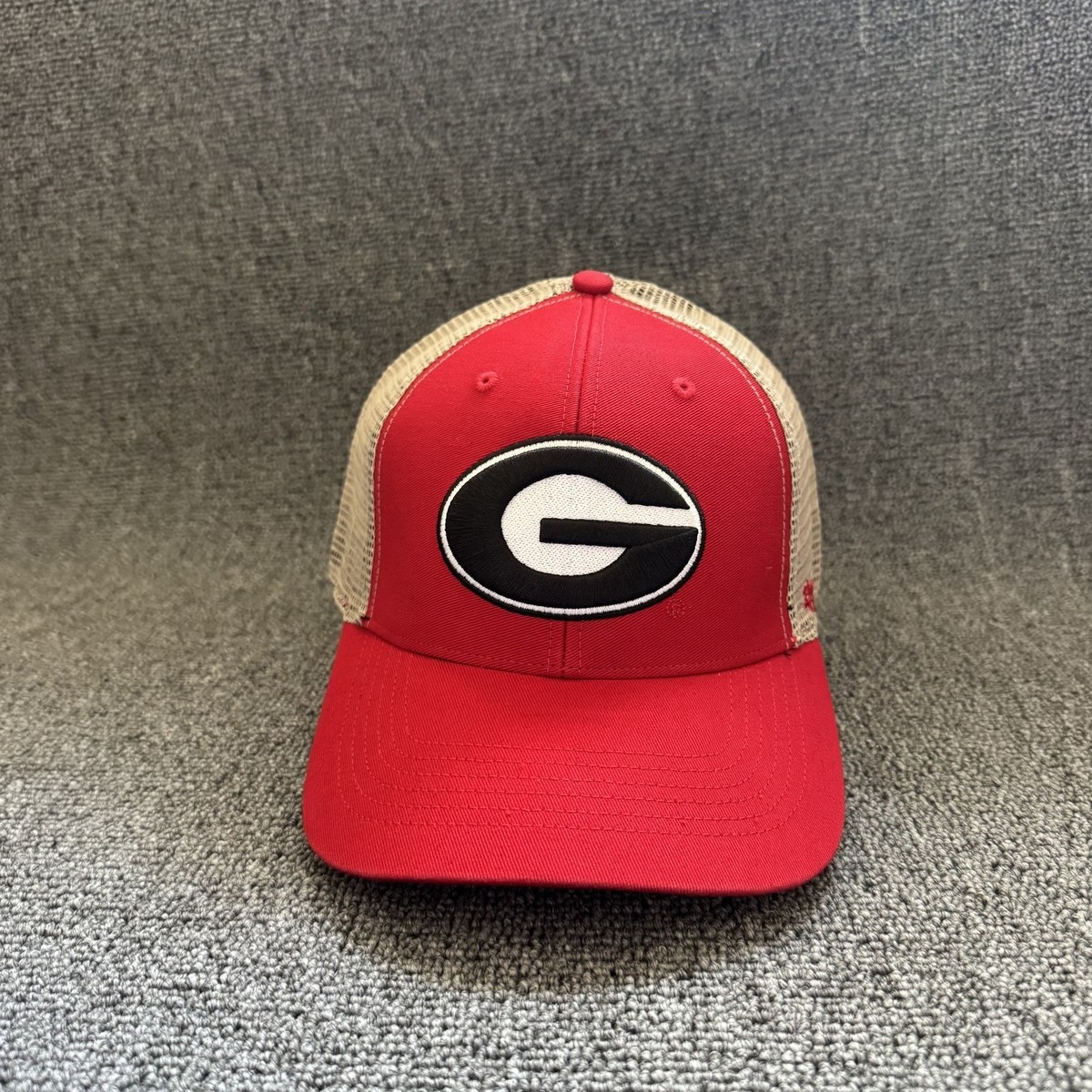 '47 Brand Georgia Bulldogs Trucker Snapback Red Tan One Size NCAA Hat