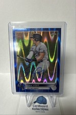 2022 Topps Chrome - Chrome Veteran Autographs Luke Voit #CVA-LV Blue RayWave...