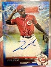 SoftBank Jeter Downs Bowman Chrome Signed Card