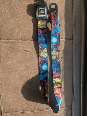 Marvel Iron Man Comic Buckle Down Seatbelt Belt Size 24-38