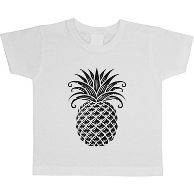 Kinder-/Kinder-T-Shirts Baumwolle ''Stilisierte Ananas'' (TS052734)