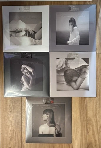 The Tortured Poets Department Taylor Swift - 5 Vinyl Variants New Sealed