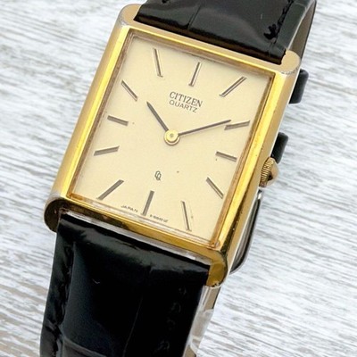 Citizen Quartz Gold Dial Wristwatch