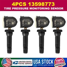 4Pcs 13598773 TPMS Tire Pressure Monitoring Sensor for BUICK CADILLAC CHEVY