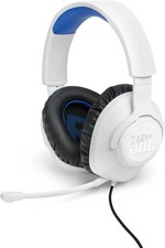 JBL Quantum 100P cuffie gaming con microfono bianco/blu