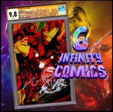 IRON MAN #1 VIRGIN CGC 9.8 SS SIGNED AND REMARKED BY JOHN GIANG 🔥CUSTOM LABEL