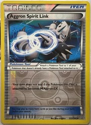 Aggron Spirit Link 123/160 XY Primal Clash Reverse Holo