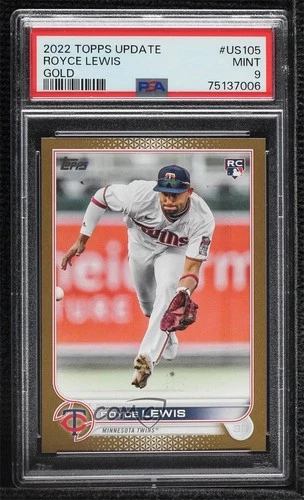 2022 Topps Update Gold /2022 Royce Lewis #US105 PSA 9 MINT Rookie RC