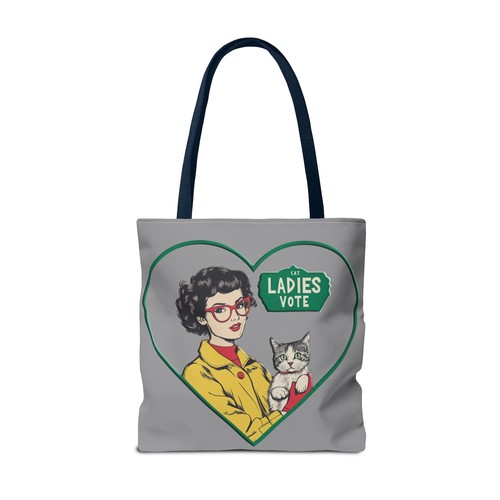 Cat Ladies Vote Tote Bag Fun Election Carry-On Harris Walz Trump Vance - Picture 39 of 61