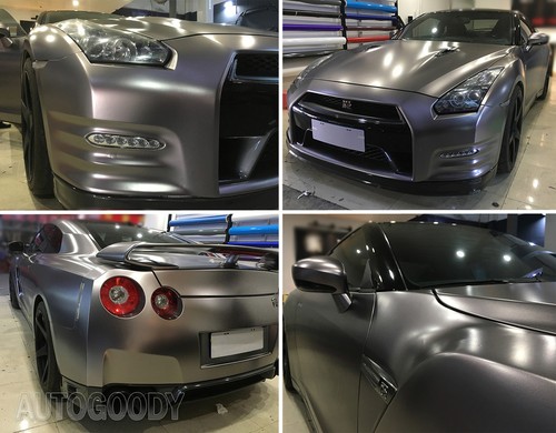 Premium Satin Matte Chrome Metallic Vinyl Film Wrap Sticker Air Bubble Free - Picture 69 of 74