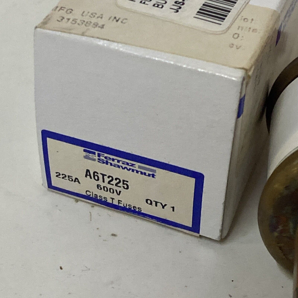 Mersen A6T125 125Amp (125A) A6T 600V Fast-Acting Fuse (Pack of 1 Mersen A6T125 125Amp (125A) A6T 600V Fast-Acting Fuse (Pack of 1