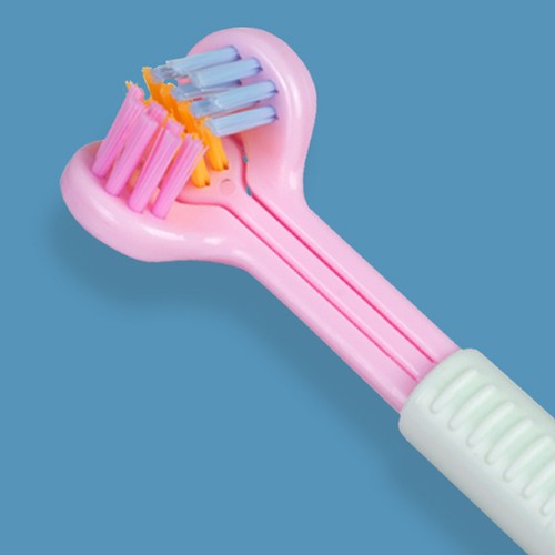 1/4pcs Three-sided Soft Bristle Toothbrush Toothbrush Travel For Children - Picture 4 of 17
