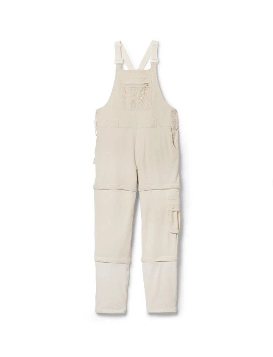 Outdoor Voices RecTrek Zip Off Overall - Linen/Vanilla/Sugar