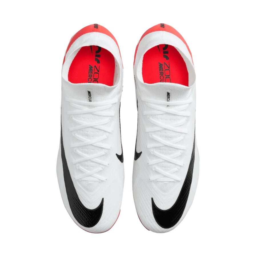 Nike Zoom Superfly 9 Elite FG White/Red Mens US 5-12 Football