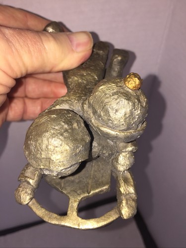 HUDSON PEWTER FIGURE NO. 024 CHILDREN GOING SLEDDING w/COPPER TASSLE and Walli - Picture 3 of 11