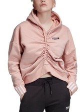 adidas Originals Women's Pink Spirit Rouged Hoodie Sweatshirt Large New