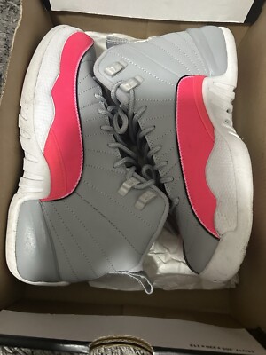 Grey And Pink Jordan 12’s