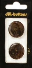 Dill Buttons ~ (1147) - 7/8" - 2 ct