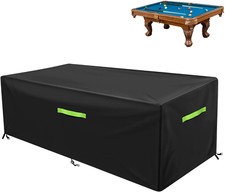 Pool Table Cover, Billiard Table Covers with Handles Buckles Drawstring Indoor