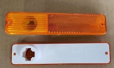 Jeep Side Marker Amber Lamps Pair 1970 - 86 Cj5 Cj6 Cj7 Cj8 Jeepster Wagoneer