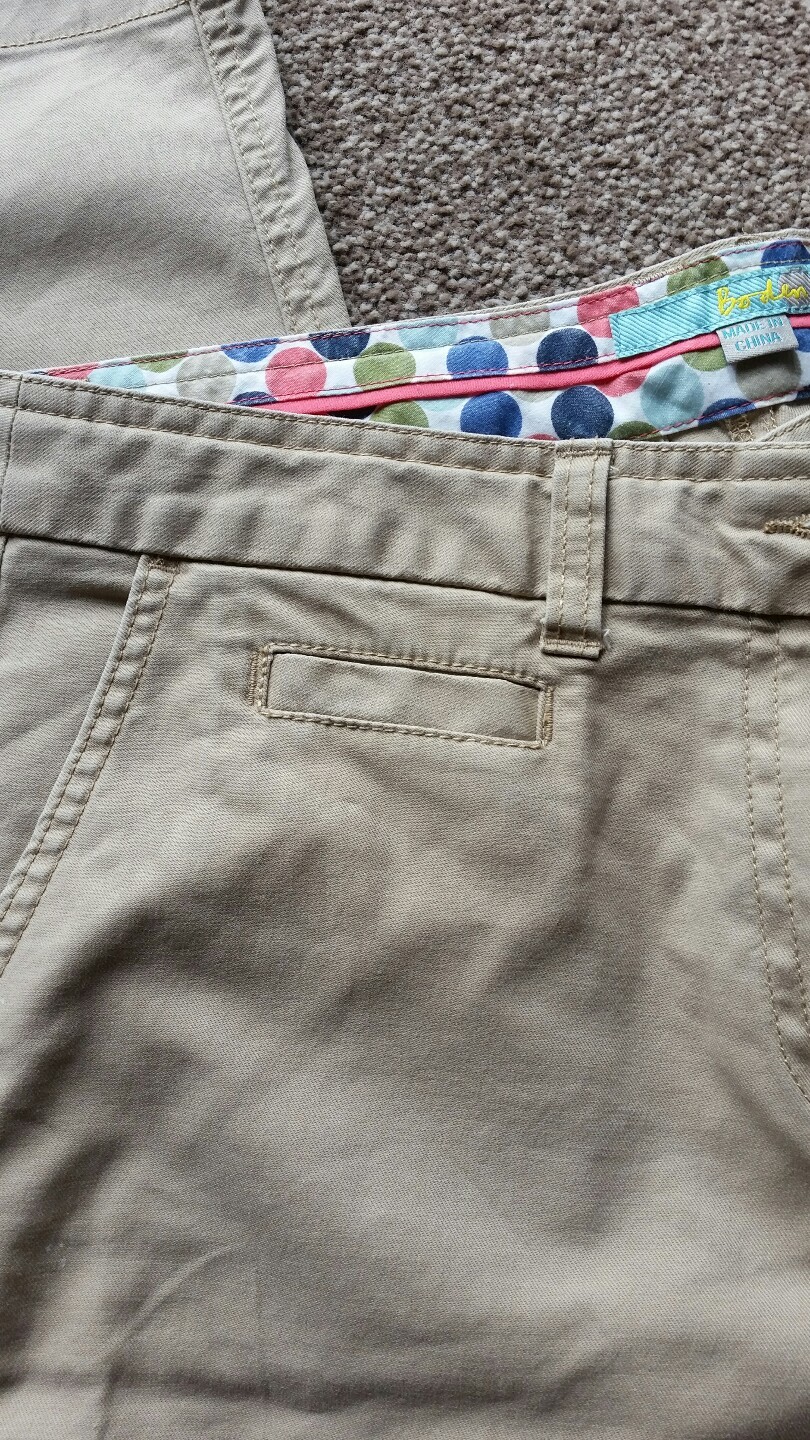 ALTRA BODEN pantalone beige uk 12 R gamba dritta