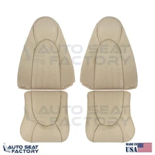 Fits 1997 - 2000 Jaguar XK8 Driver & Passenger Cashmere Leather Seat Covers