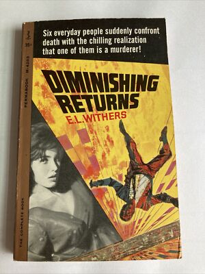 Diminishing Returns E L Withers a vintage crime sleaze GGA paperback Perma