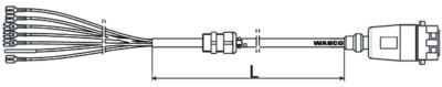 WABCO Versorgungsleitung 4493820600