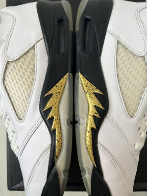 Nike Air Jordan 5 Gold Coin Olympic size 8 136027-133 OG V