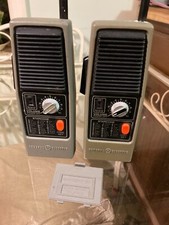 Vintage Set of 2 General Electric Walkie Talkies Tested work 3-5954A Morse Code