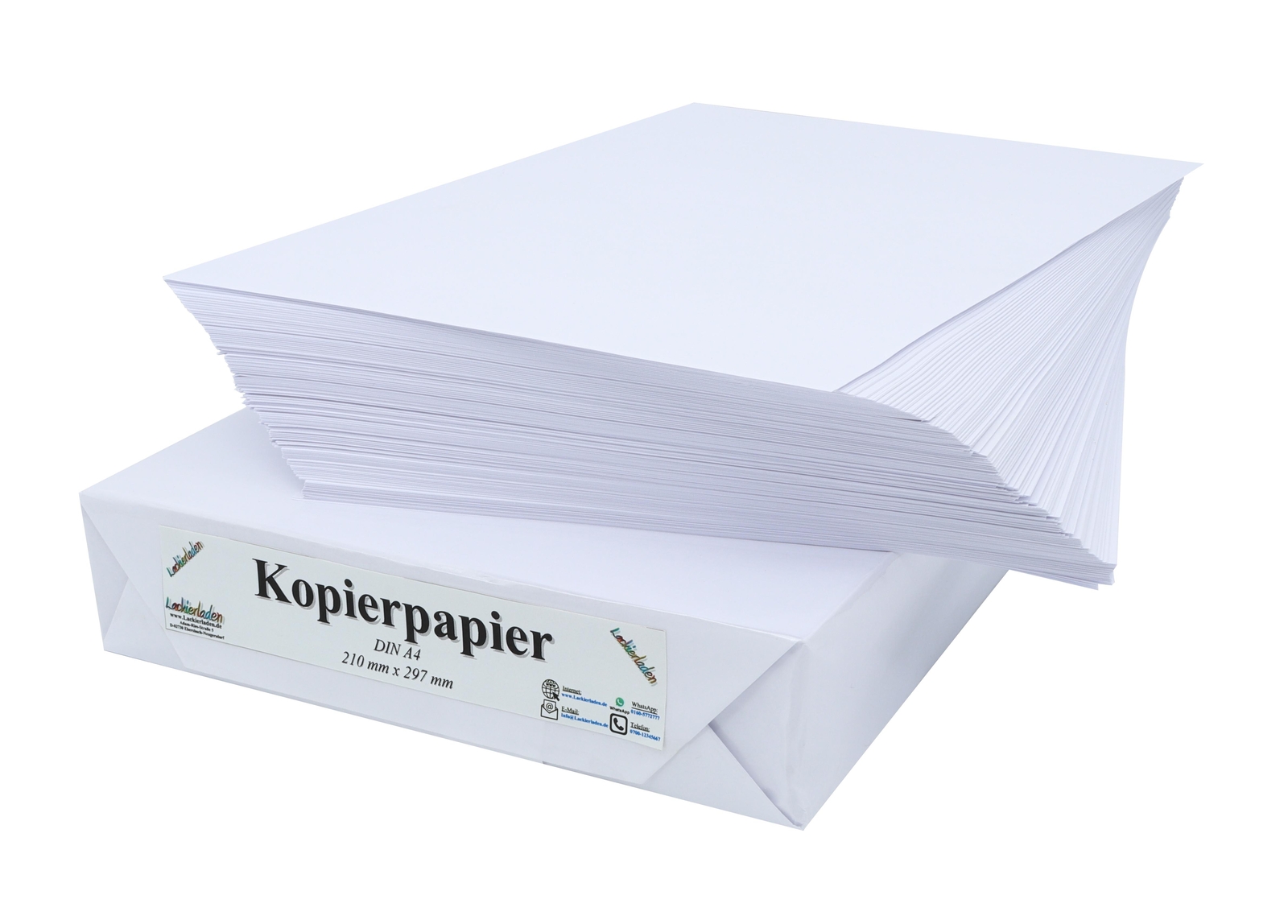 500 Blatt PAPIER Paper DIN A4 weiß Kopierpapier, Druckerpapier | eBay.de