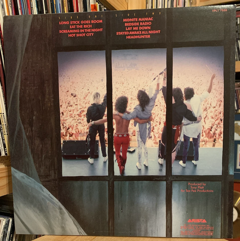 KROKUS - Alive and Screamin’ Vinyl LP Mint Australian pressing 1986 - Image 3 of 4