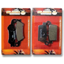 Front+Rear Brake Pads for Yamaha YZ125 YZ250 (2T)[2008-2023] YZ 450F [2008-2019]