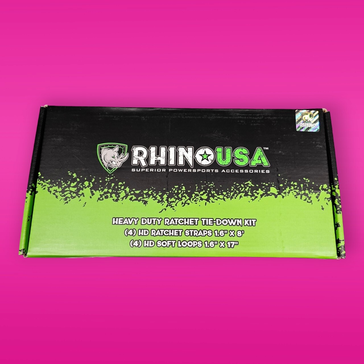 RHINO USA 4 Ratchet Straps heavy Duty Tie Down Kit 5,208 Break Strength 7445010298253 eBay