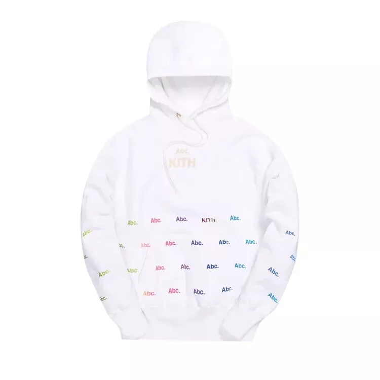 Kith x Advisory Board Crystals (ABC) SS20 - Holograph Hoodie Mens - LARGE  NEW