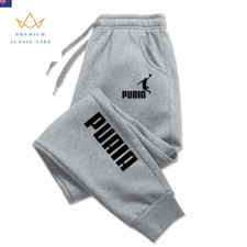 PUAIA Print Men'S Pants Autumn/Winter New Sport Jogging Trousers Fitness Loose F