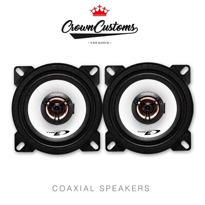 Alpine 4 inch Coax Speaker 180 watts max car replacement speaker Alpine SXE-1025