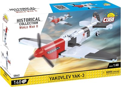 COBI, YAKOVLEV YAK-3 Militärflugzeug - 140 Stück, 1/48, COB5862