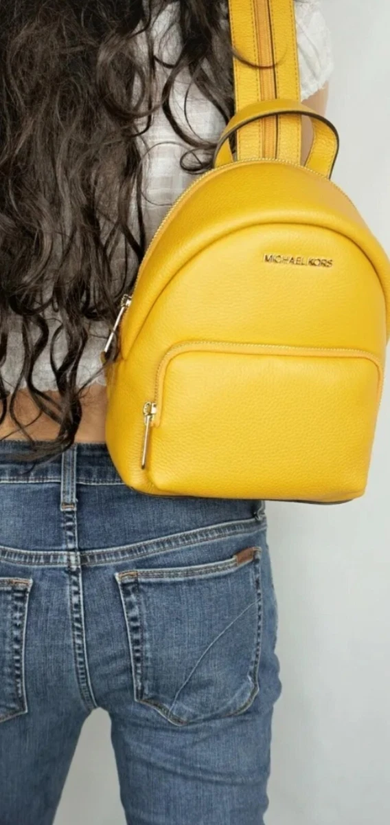 Michael kors backpack yellow deals