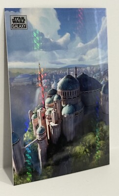 2024 Topps Chrome Galaxy Star Wars #AN-4 Theed Palace Art Of Naboo