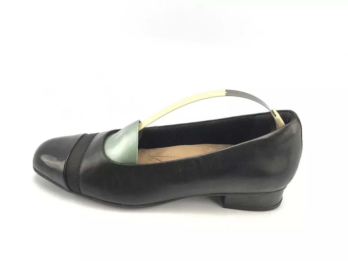 Clarks Keesha Rosa Black Leather 26112721 Medium Women s Size 7.5 M