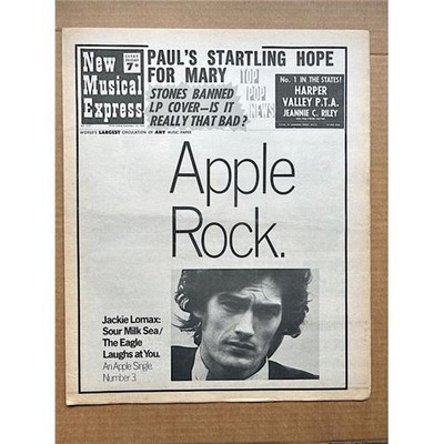 JACKIE LOMAX NME MAGAZIN 14. SEPTEMBER 1968 - Jackie Lomax Cover Werbung + Beatle
