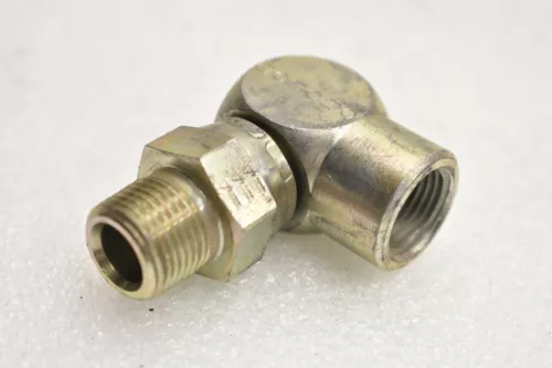 Eaton Aeroquip 2252-06-06 Steel Pipe Fitting, 90 Degree Elbow Square, 3/8" NPSM