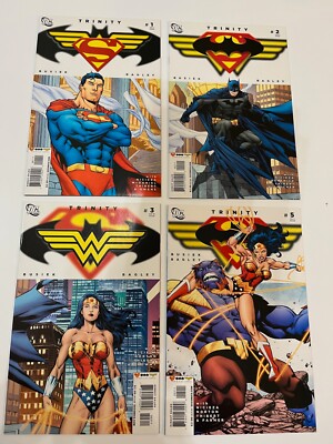 DC Trinity #1, 2, 3, 5  (2008) 4 issues